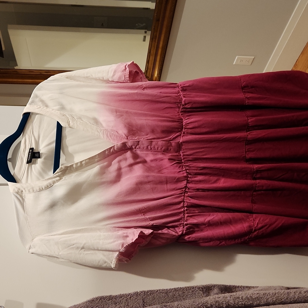 Dip dyed torrid top